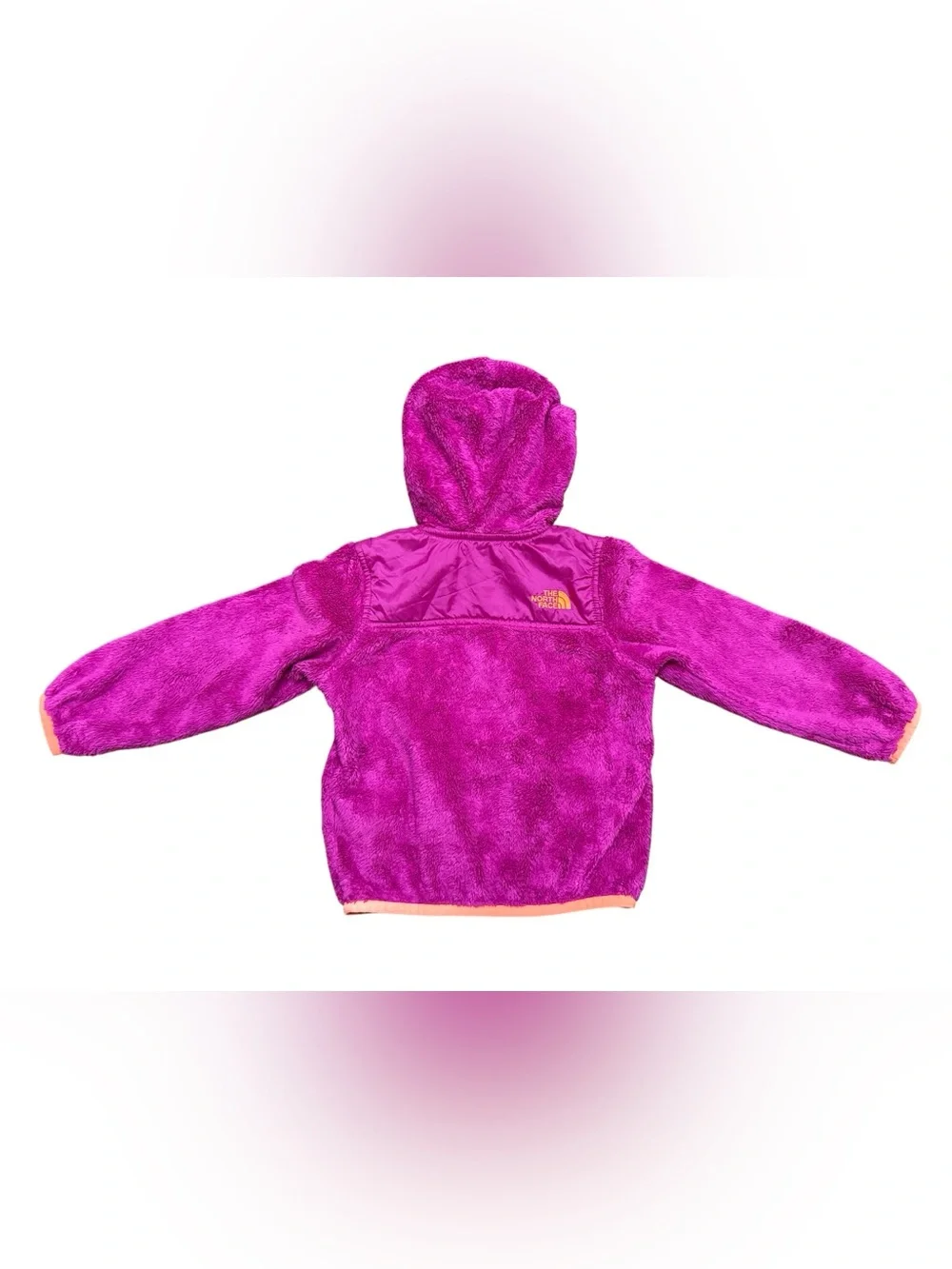 The North Face Oso Fleece Hooded Jacket Girls Size 3T Fuchsia Pink Orange